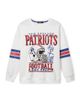 Junk Food Clothing Junk Food Clothing Women's Nfl New England Patriots Oversized Striped Fleece - 1