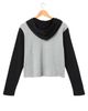 Junk Food Clothing Junk Food Clothing Women's Nfl Pittsburgh Steelers Block Crop Hoodie - 2