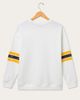 Junk Food Clothing Junk Food Clothing Women's Nfl Pittsburgh Steelers Oversized Striped Fleece - 2