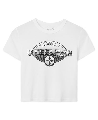 Junk Food Clothing Junk Food Clothing Women's Pittsburgh Steelers Repeat Baby Tee