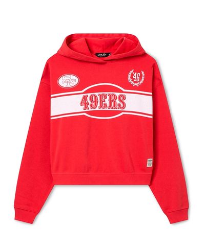 Junk Food Clothing Junk Food Clothing Women's San Francisco 49ers Oversized Crop Hoodie