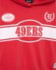 Junk Food Clothing Junk Food Clothing Women's San Francisco 49ers Oversized Crop Hoodie - 3