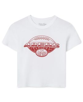 Junk Food Clothing Junk Food Clothing Women's San Francisco 49ers Repeat Baby Tee