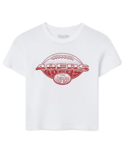 Junk Food Clothing Junk Food Clothing Women's San Francisco 49ers Repeat Baby Tee