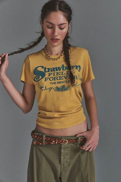 Junk Food Clothing Strawberry Fields Forever Tee
