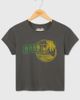 Junk Food Junk Food Brazil Vintage Baby Tee in Vintage Black, Women's at Urban Outfitters - 1