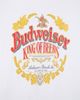 Junk Food Junk Food Budweiser Ringer Baby Tee in White/Red, Women's at Urban Outfitters - 4