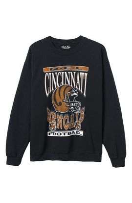 Junk Food Junk Food Cincinnati Bengals Cotton Blend Crewneck Sweatshirt