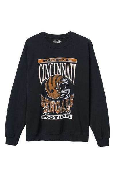 Junk Food Junk Food Cincinnati Bengals Cotton Blend Crewneck Sweatshirt