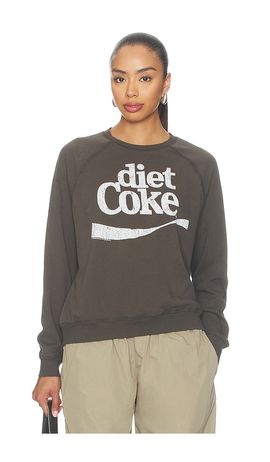 Junk Food Junk Food Diet Coke Raglan Crew Fleece Sweater