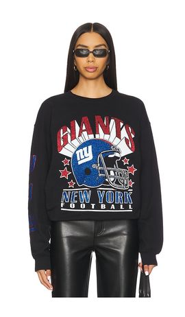 Junk Food Junk Food Giants Glitter Helmet Crew Fleece