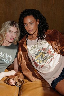 Junk Food Junk Food Grateful Dead Summer '84 Vintage Tee in Coral Cloud, Women's at Urban Outfitters