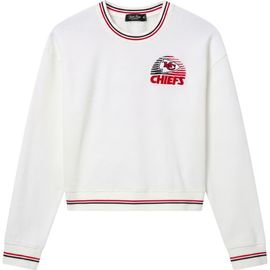 Junk Food Junk Food Kansas City Chiefs Embroidered Long Sleeve Crop T-Shirt