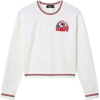 Junk Food Junk Food Kansas City Chiefs Embroidered Long Sleeve Crop T-Shirt