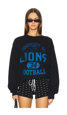 Junk Food Junk Food Lions Property Crew Fleece Sweatshirt