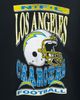 Junk Food Junk Food Los Angeles Chargers Helmet Flea Market Crewneck Sweatshirt - 3