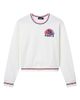 Junk Food Junk Food New York Giants Embroidered Long Sleeve Crop T-Shirt - 1