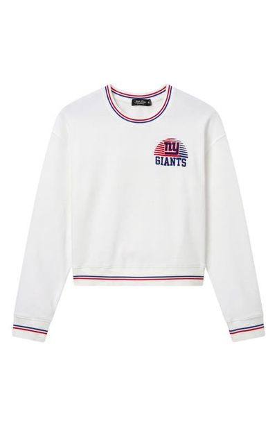 Junk Food Junk Food New York Giants Embroidered Long Sleeve Crop T-Shirt