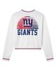 Junk Food Junk Food New York Giants Embroidered Long Sleeve Crop T-Shirt - 2