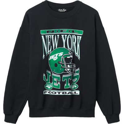 Junk Food Junk Food New York Jets Helmet Flea Market Crewneck Sweatshirt