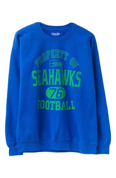 Junk Food Junk Food Seattle Seahawks Property of Flea Market Crewneck Sweatshirt