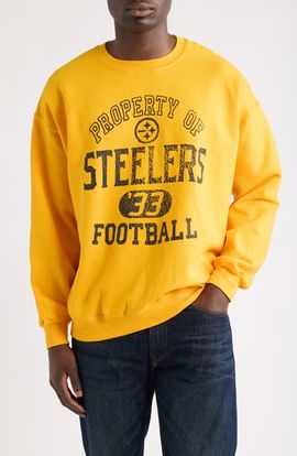 Junk Food Junk Food Steelers Property Crewneck Sweatshirt