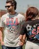 Junk Food Junk Food USA Land of the Free Vintage Tee in Vintage White, Men's at Urban Outfitters - 1