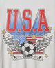Junk Food Junk Food USA Land of the Free Vintage Tee in Vintage White, Men's at Urban Outfitters - 4
