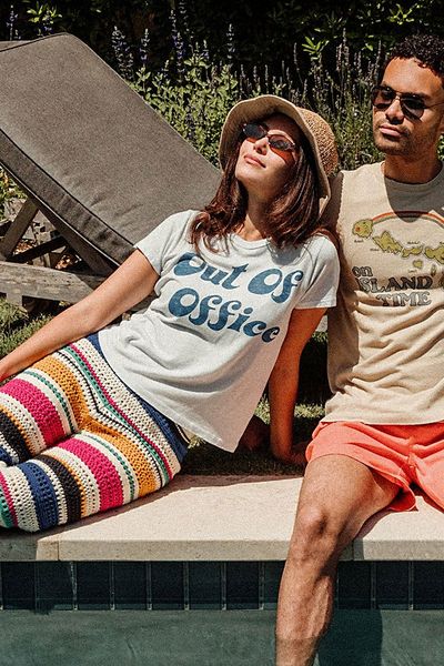Junk Food Junk Food Women's Out of Office Original Tee in Dream, Women's at Urban Outfitters