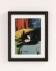 JunkyDotCom JunkyDotCom Ludwig The Black Cat Art Print in Black Wood Frame at Urban Outfitters - 2