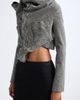 Junya Watanabe Junya Watanabe Asymmetrical Draped Wool Blend Jacket - 5