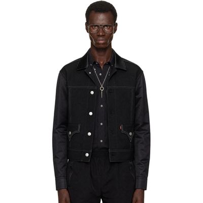 Junya Watanabe Junya Watanabe Black Levi's Edition Paneled Jacket