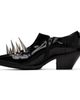 Junya Watanabe Junya Watanabe Black Steer Patent Leather Heeled Loafers - 3