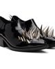 Junya Watanabe Junya Watanabe Black Steer Patent Leather Heeled Loafers - 4