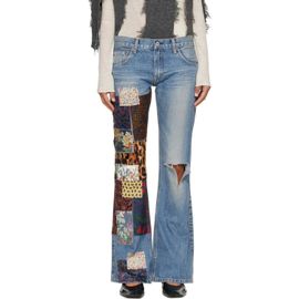 Junya Watanabe Junya Watanabe Blue Patchwork Jeans