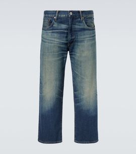 Junya Watanabe Junya Watanabe Faded straight jeans
