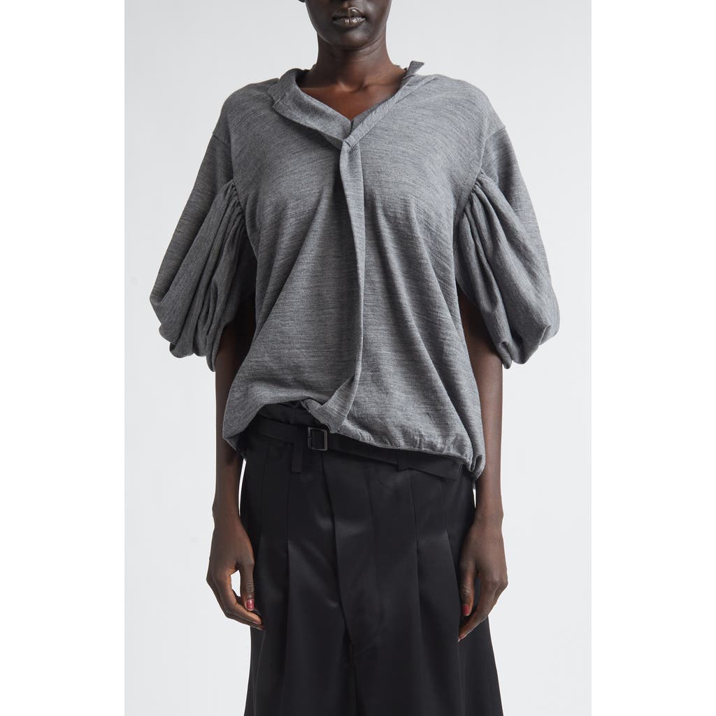 Junya Watanabe Junya Watanabe Fine Gauge Worsted Wool Jersey Sweater