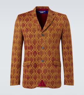 Junya Watanabe Junya Watanabe Floral single-breasted jacquard blazer