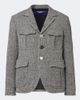Junya Watanabe Junya Watanabe Herringbone wool-blend blazer - 1