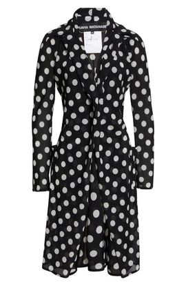 Junya Watanabe Junya Watanabe Polka Dot Georgette Cutaway Jacket