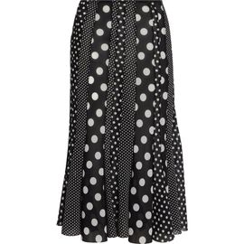 Junya Watanabe Junya Watanabe Polka Dot Georgette Midi Skirt