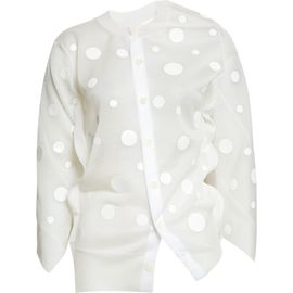 Junya Watanabe Junya Watanabe Polka Dot Jacquard Sheer Cardigan