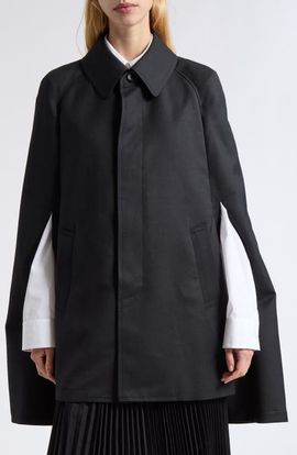 Junya Watanabe Junya Watanabe Striped Wool Cape