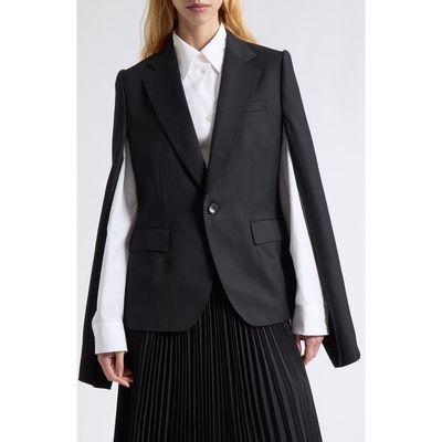 Junya Watanabe Junya Watanabe Wool Cape Blazer
