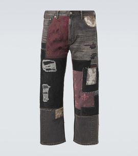 Junya Watanabe Junya Watanabe x Levi's® patchwork wide-leg jeans