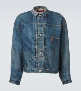 Junya Watanabe Junya Watanabe x Levi'sÂ® trompe l'Åil linen jacket