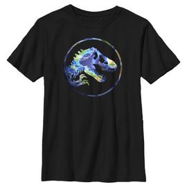 JURASSIC WORLD JURASSIC WORLD Boys' Earth Day T. Rex Logo Graphic Graphic Short Sleeve T-Shirt