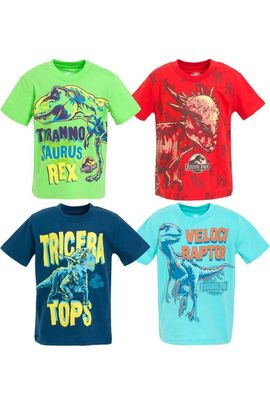 JURASSIC WORLD JURASSIC WORLD Jurassic Park T-Rex 4-Pack Short Sleeve T-Shirts