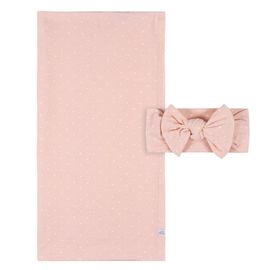 Just Born Just Born Swaddle Blanket & Headband Set
