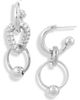 Justine Clenquet Justine Clenquet Alison Mismatched Tiered Hoop Drop Earrings - 1